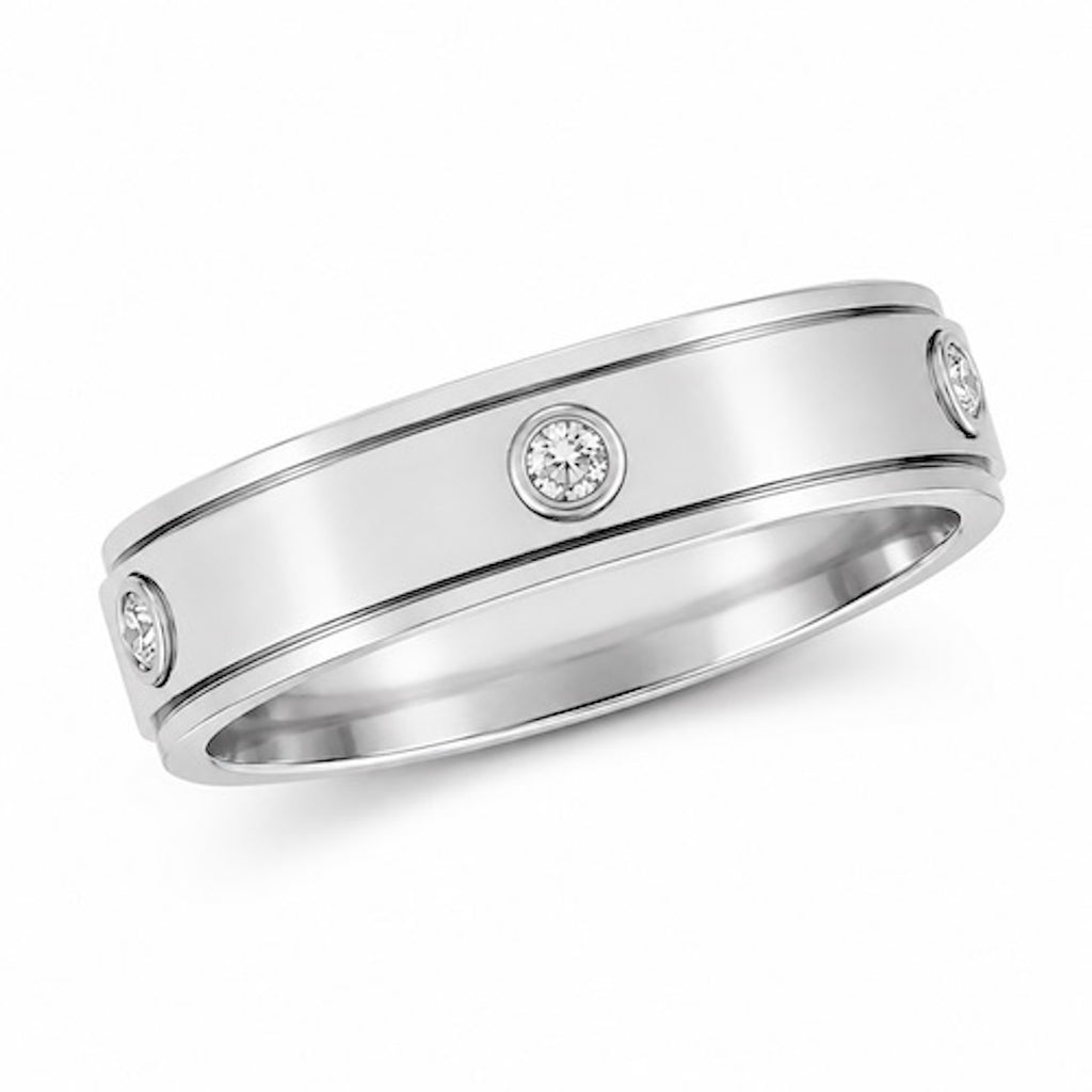 Anti stress ring Alana sølvfarve
