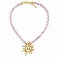 Hera sun halskæde rosa
