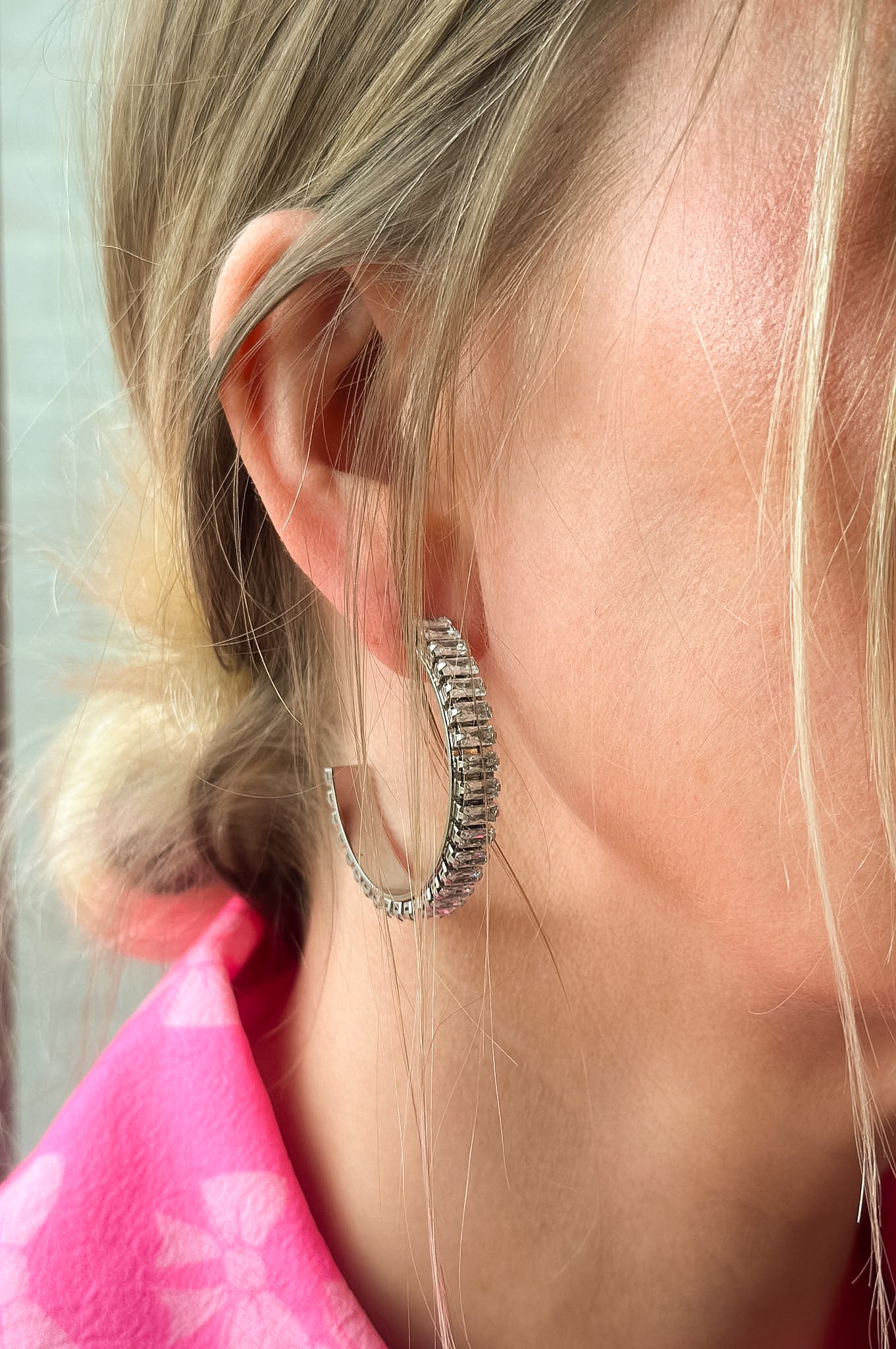 Cleo creoler sølvfarvet