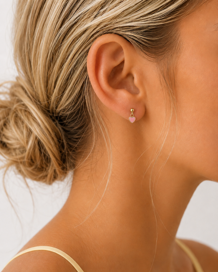 Love piercing ørestik