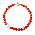 Paola halskæde orange