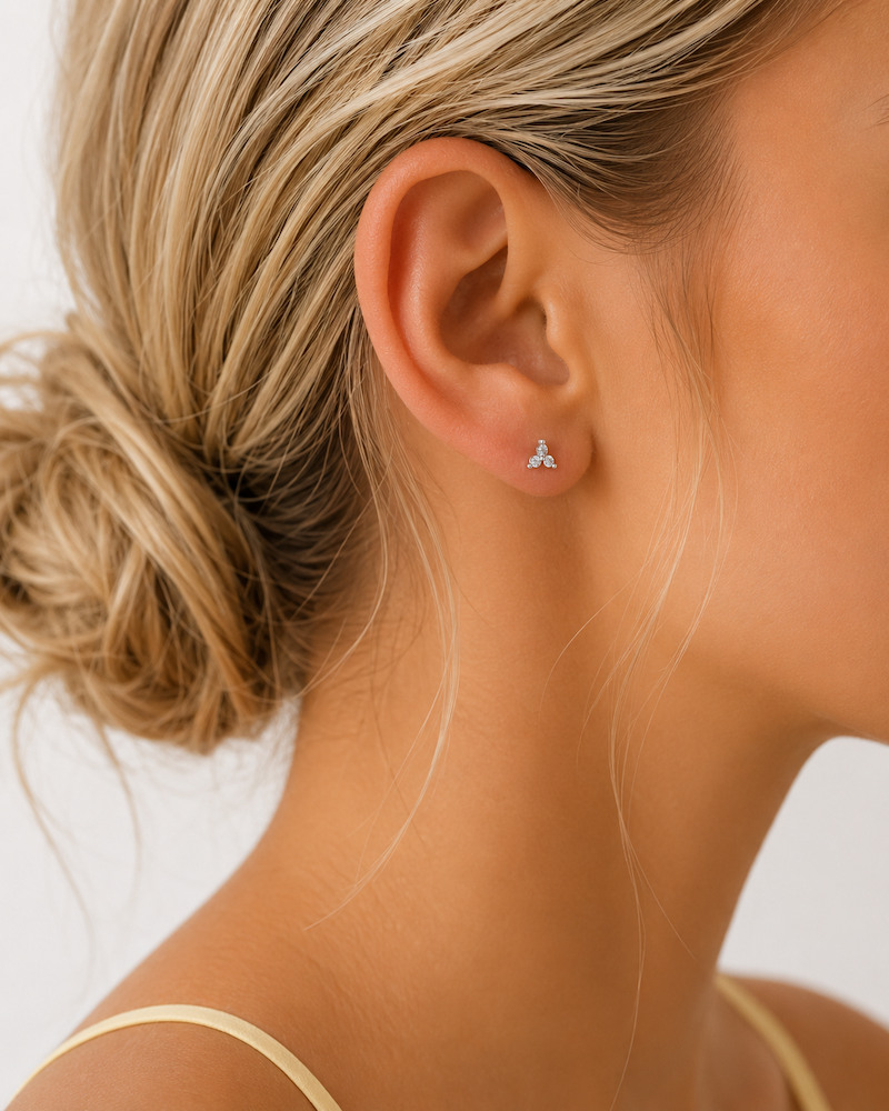 Zar piercing ørestik