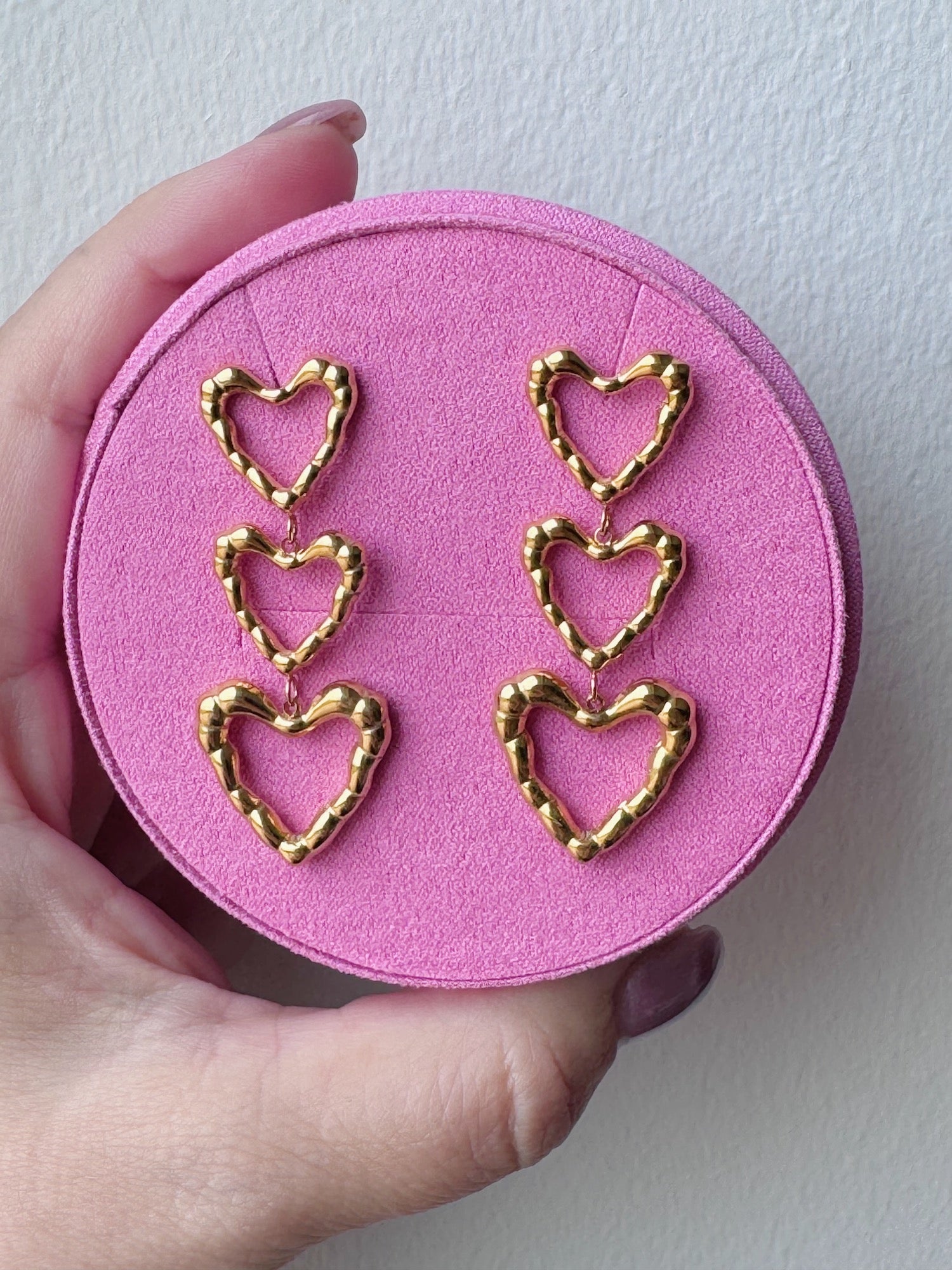 Heart love øreringe