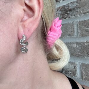 Martina creoler - sølvfarve