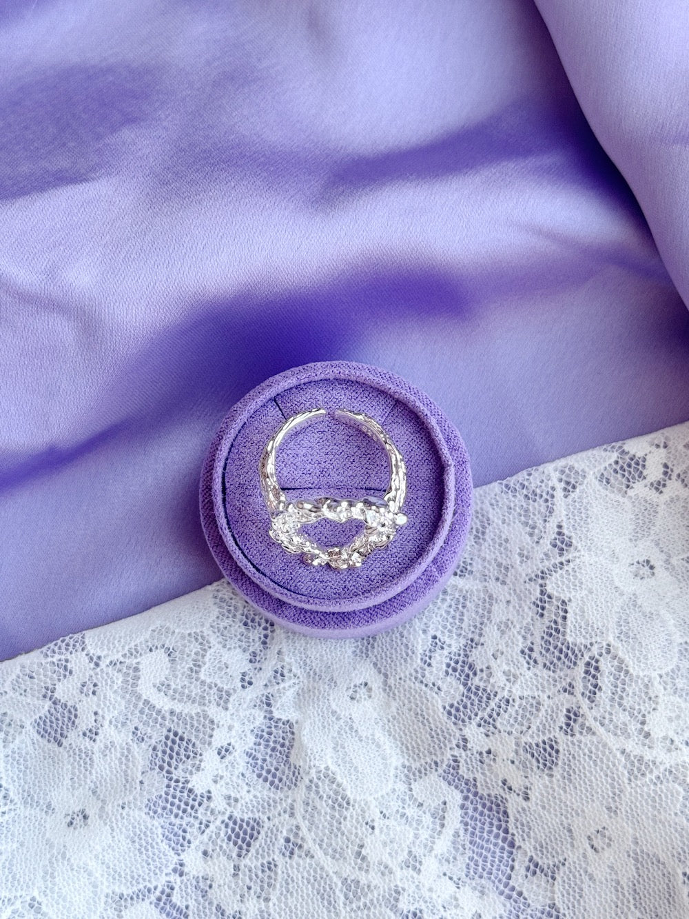 Olivia ring - sølvfarve