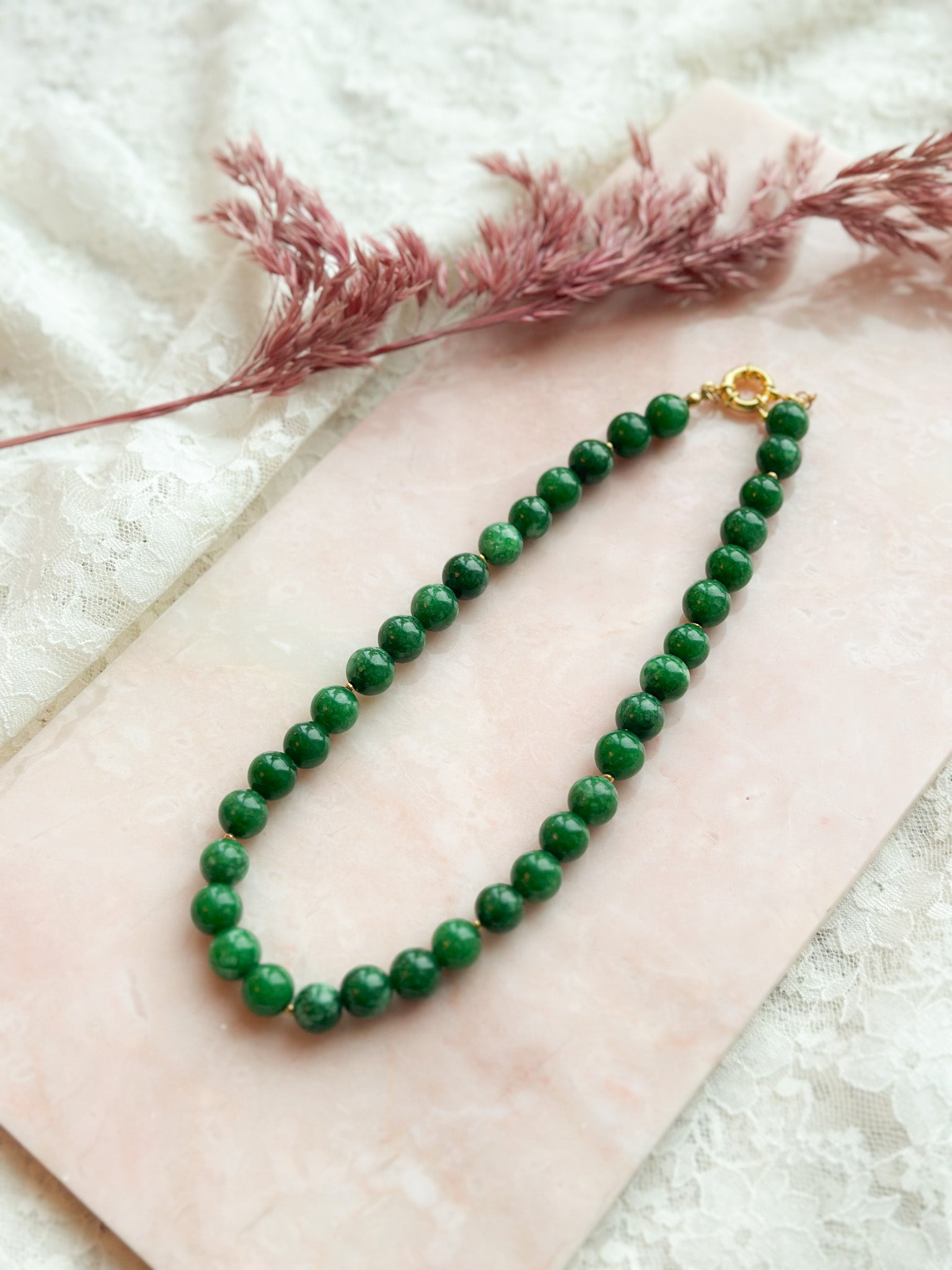 Pippi halskæde - grøn