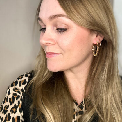 Rev creoler guldfarve - large