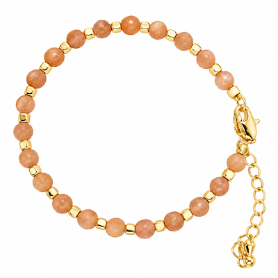 Rosa quartz armbånd