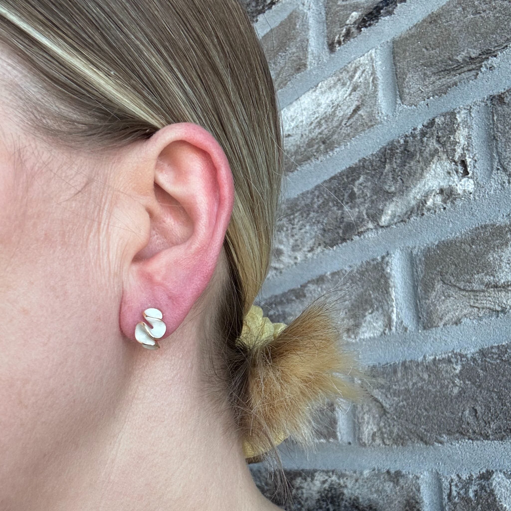 sydney ørestikker - hvid